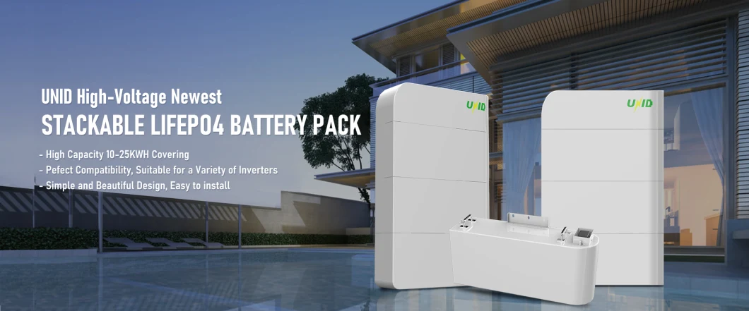 Unid Wall 10kwh Home Lithium Ion Solar Battery Solar Storage for Energy Storage House