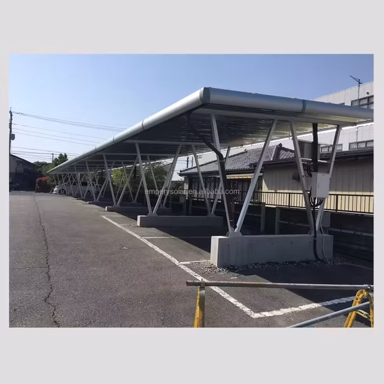 방수 간이 차고 장착 구조